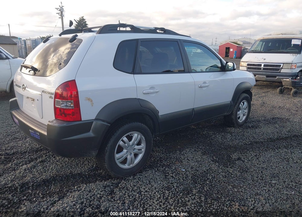 2007 HYUNDAI TUCSON LIMITED/SE VIN: KM8JN72D87U631608