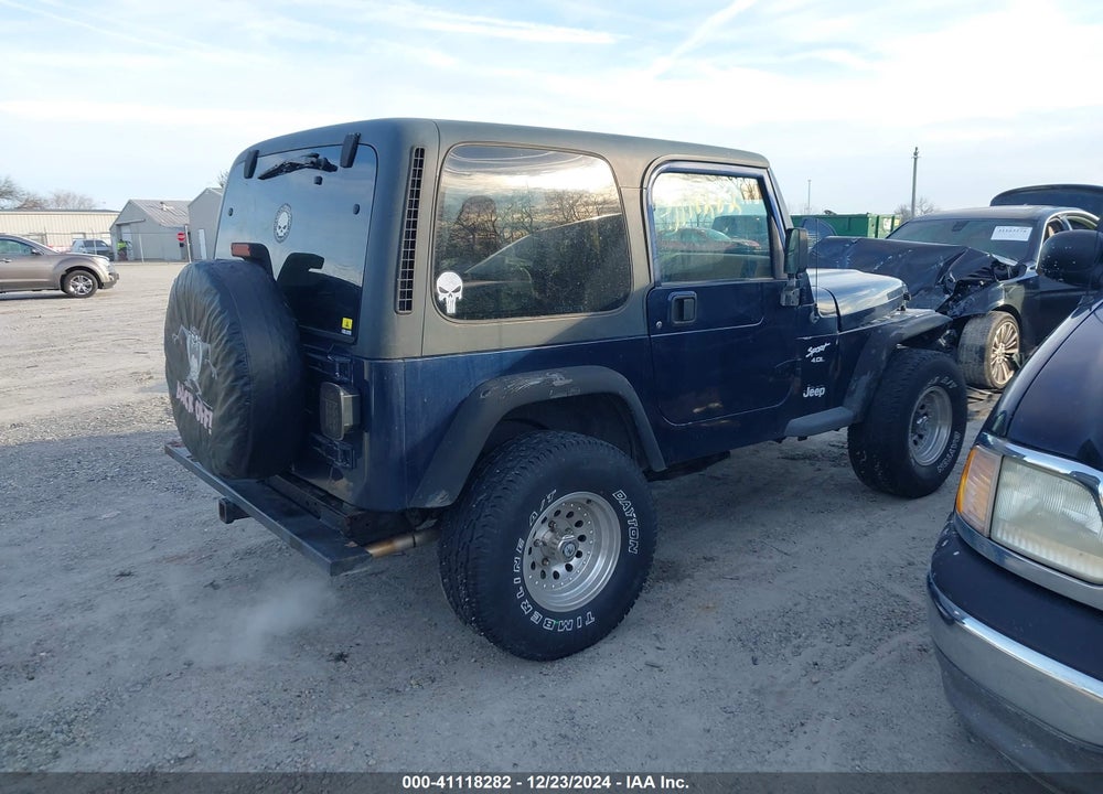 1997 JEEP WRANGLER SPORT VIN: 1J4FY19S2VP508718