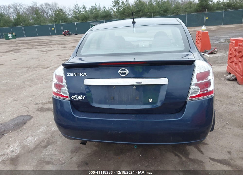 2012 NISSAN SENTRA VIN: 3N1AB6AP8CL778361