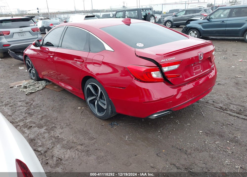 2018 HONDA ACCORD SPORT VIN: 1HGCV1F37JA186994
