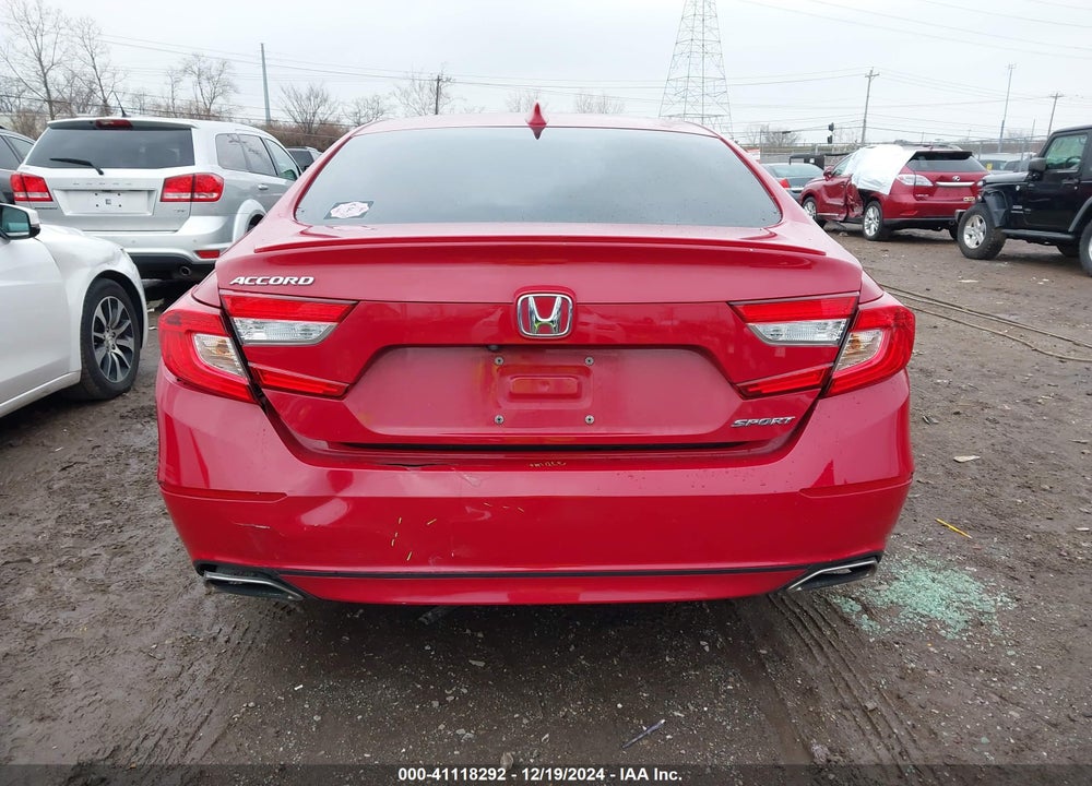2018 HONDA ACCORD SPORT VIN: 1HGCV1F37JA186994