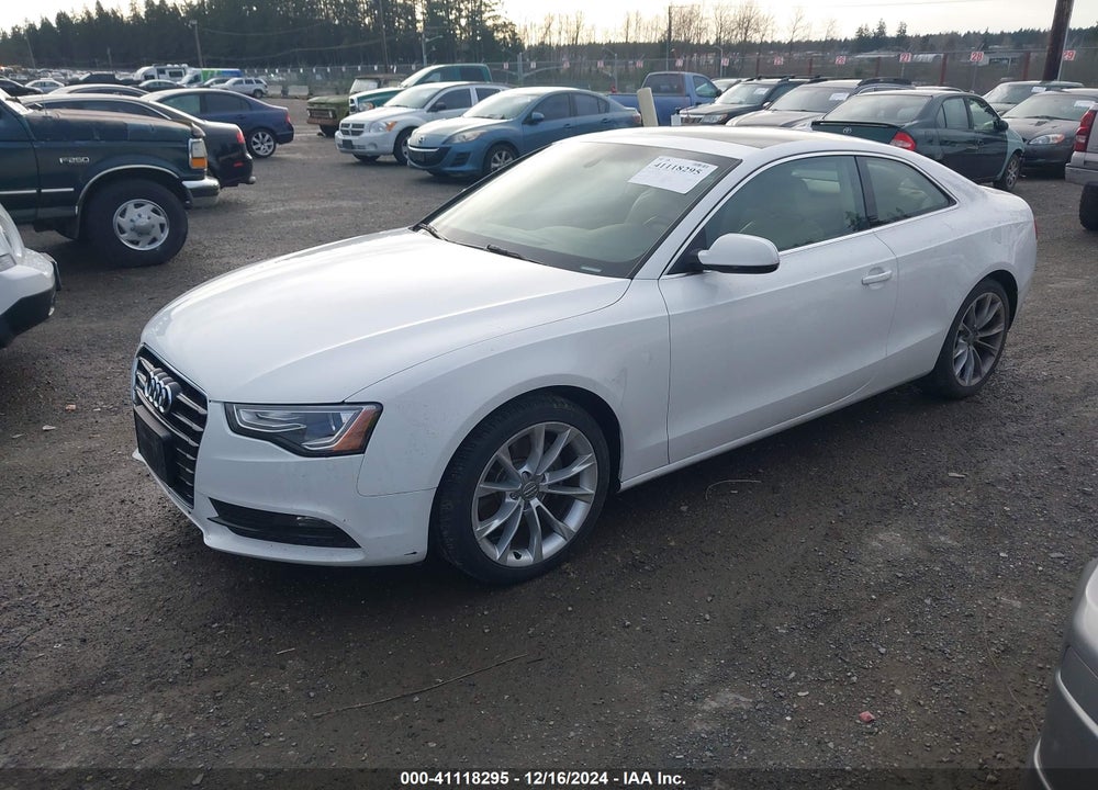 2013 AUDI A5 VIN: WAULFAFR2DA039998
