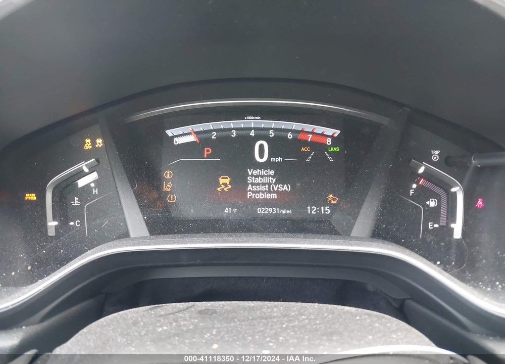 2019 HONDA CR-V EX-L VIN: 7FARW2H80KE023332