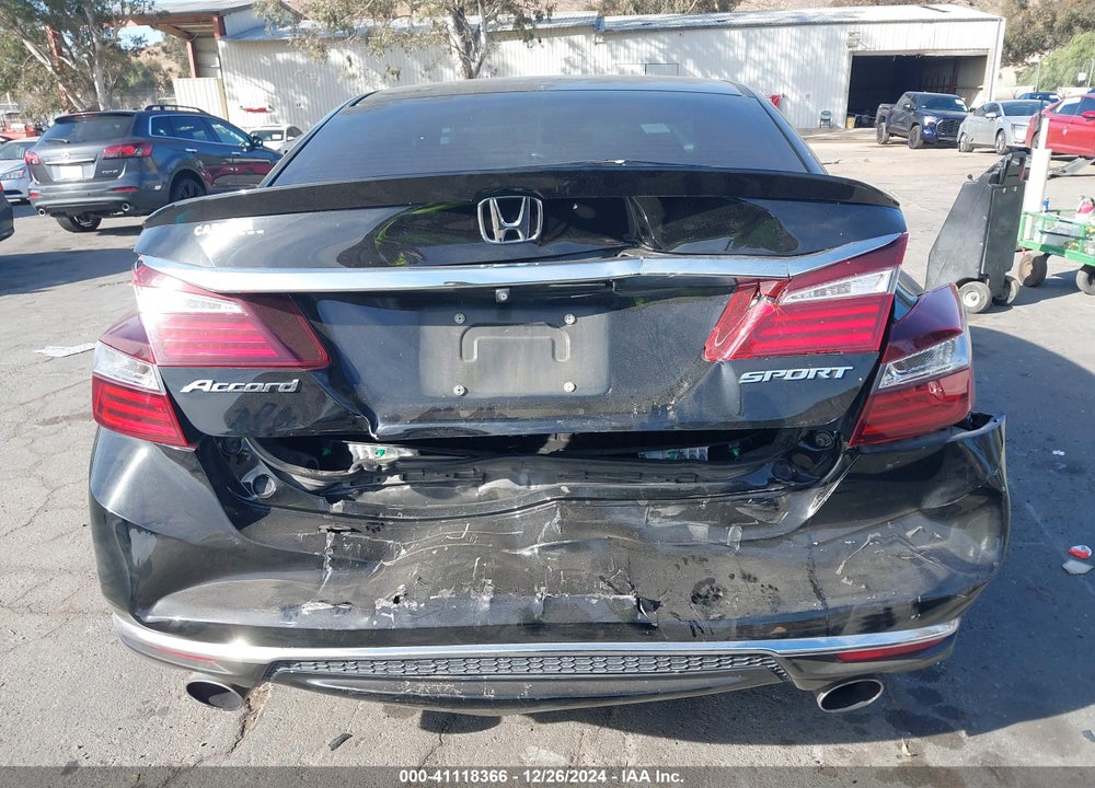 2016 HONDA ACCORD SPORT VIN: 1HGCR2F50GA229172