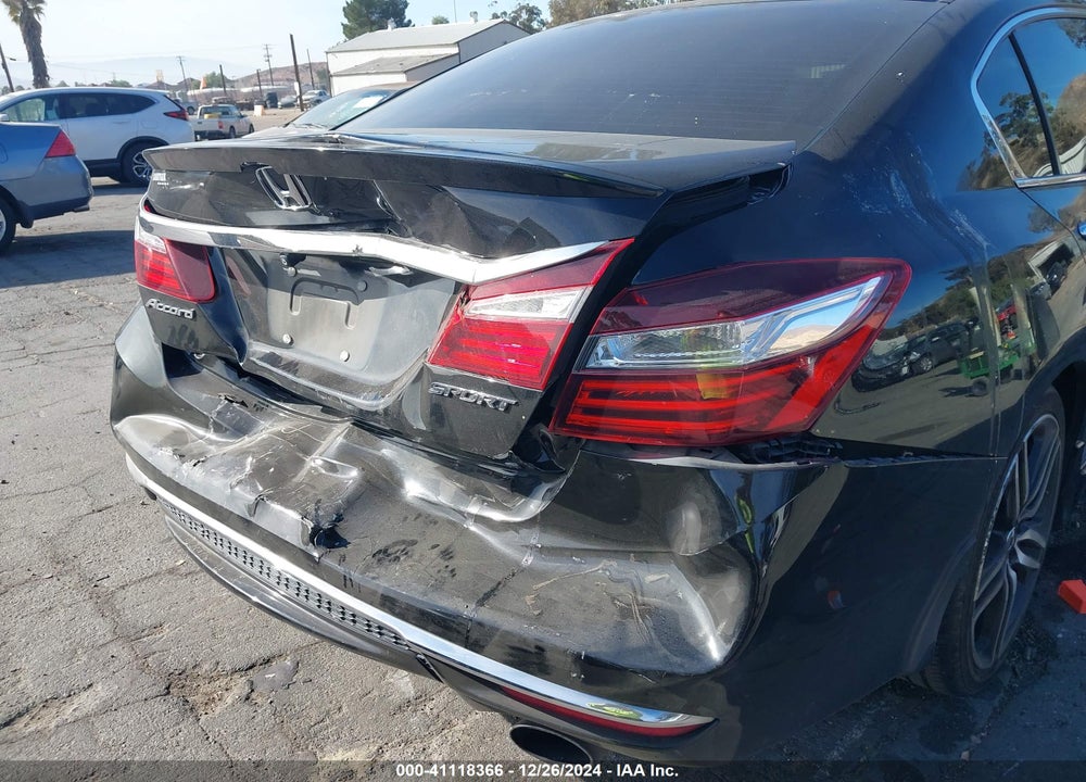 2016 HONDA ACCORD SPORT VIN: 1HGCR2F50GA229172