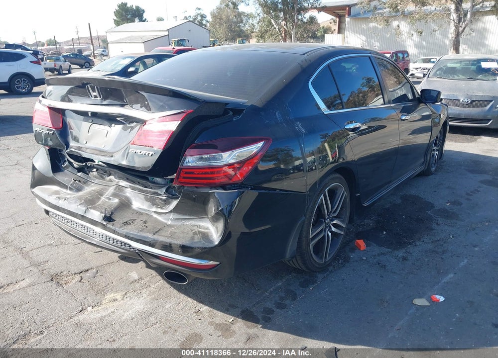2016 HONDA ACCORD SPORT VIN: 1HGCR2F50GA229172