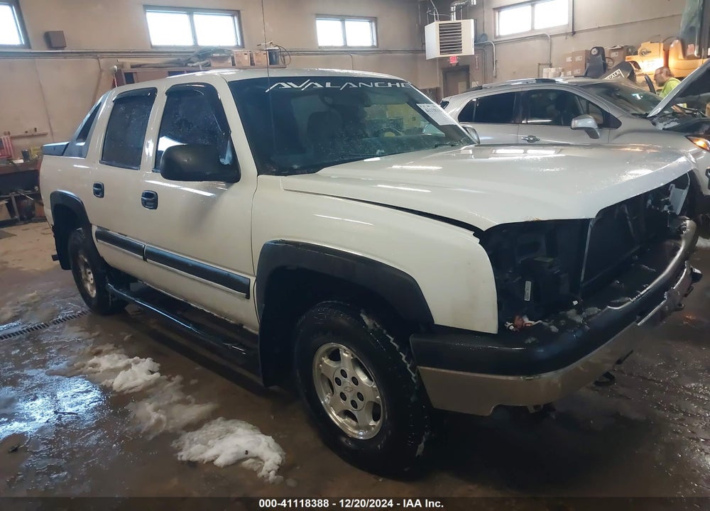 2004 CHEVROLET AVALANCHE 1500 VIN: 3GNEK12T04G195264