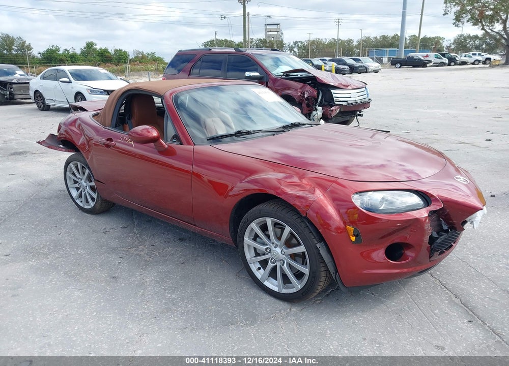 2006 MAZDA MX-5 GRAND TOURING VIN: JM1NC25F860118456