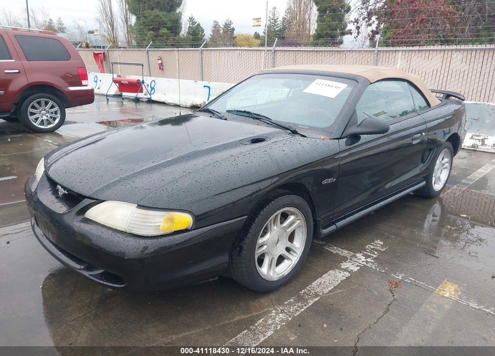 1998 FORD MUSTANG GT VIN: 1FAFP45XXWF215187