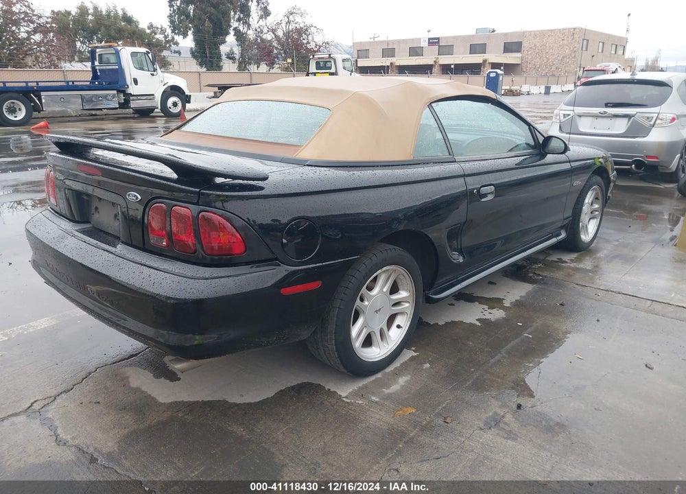 1998 FORD MUSTANG GT VIN: 1FAFP45XXWF215187