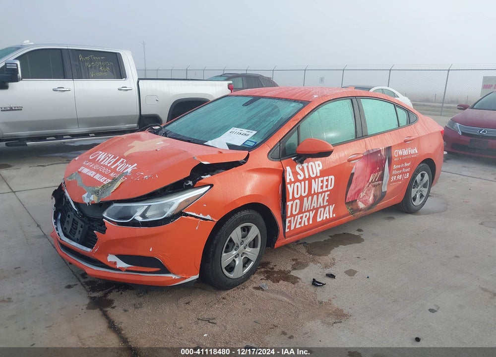 2017 CHEVROLET CRUZE LS AUTO VIN: 1G1BC5SM8H7189781