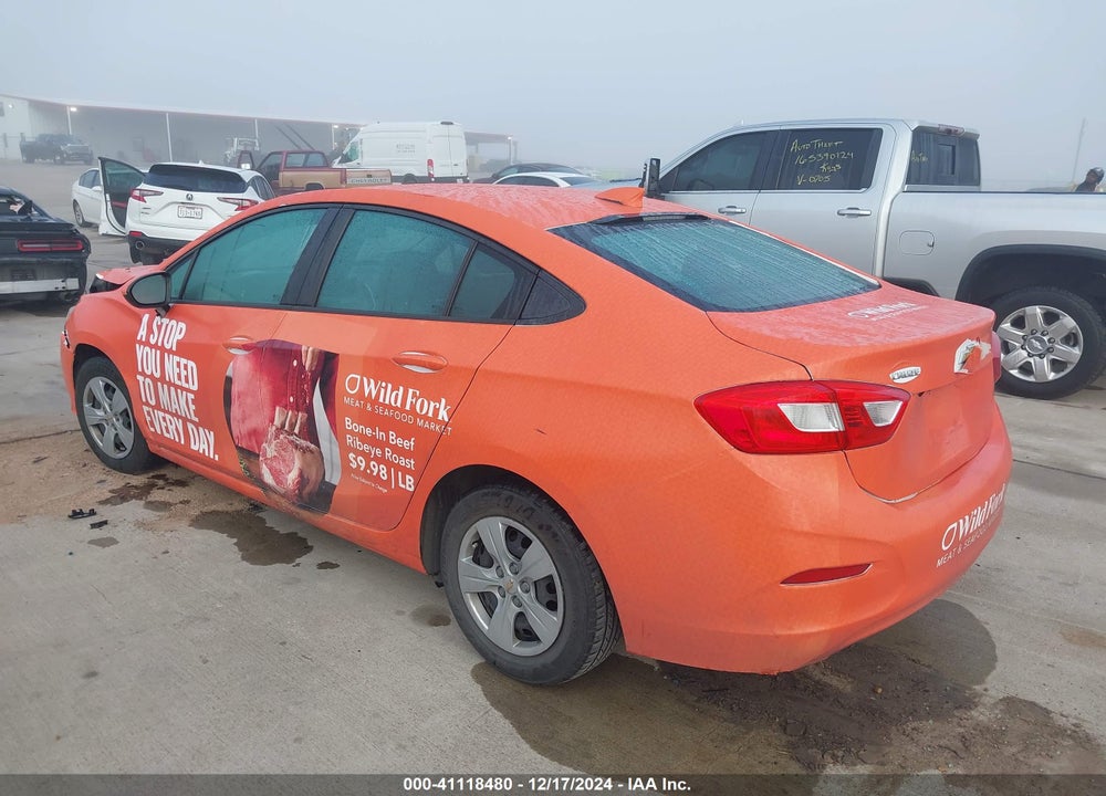 2017 CHEVROLET CRUZE LS AUTO VIN: 1G1BC5SM8H7189781