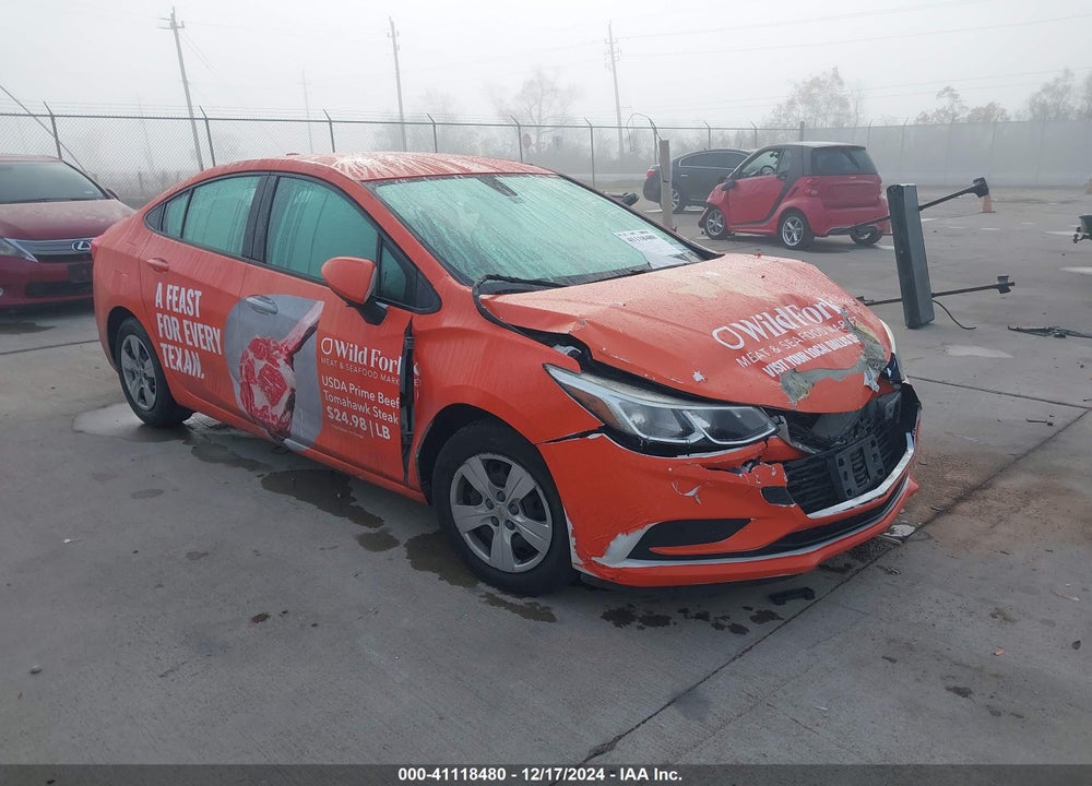 2017 CHEVROLET CRUZE LS AUTO VIN: 1G1BC5SM8H7189781