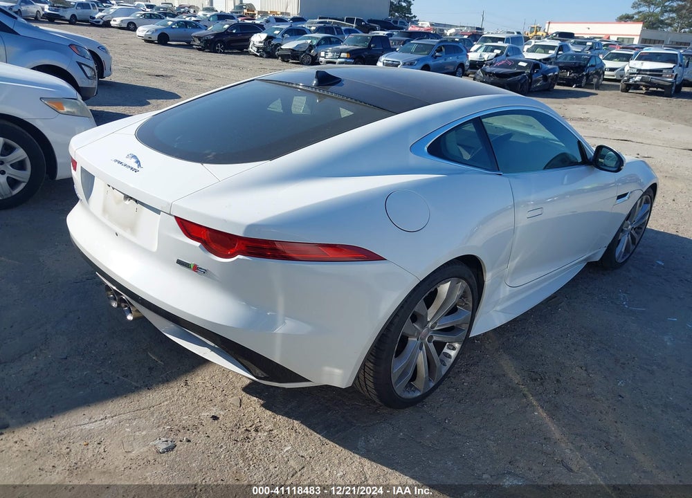 2016 JAGUAR F-TYPE VIN: SAJWJ6BV6G8K30271