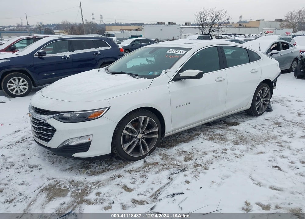2021 CHEVROLET MALIBU FWD LT VIN: 1G1ZD5ST4MF013636