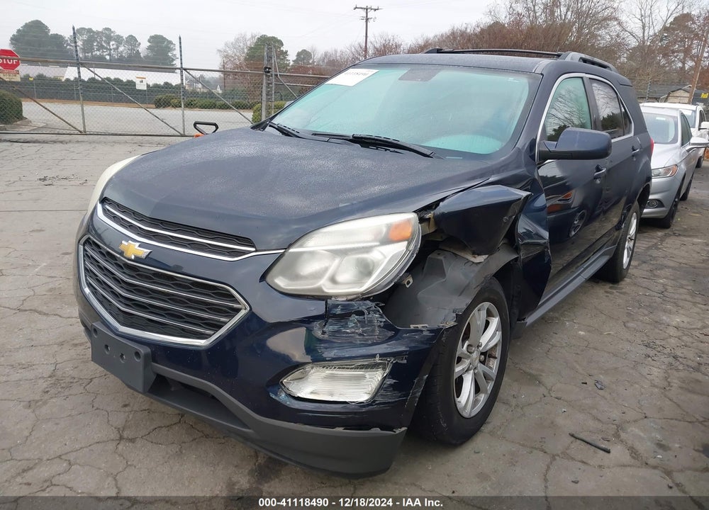2016 CHEVROLET EQUINOX LT VIN: 2GNALCEK0G6341477
