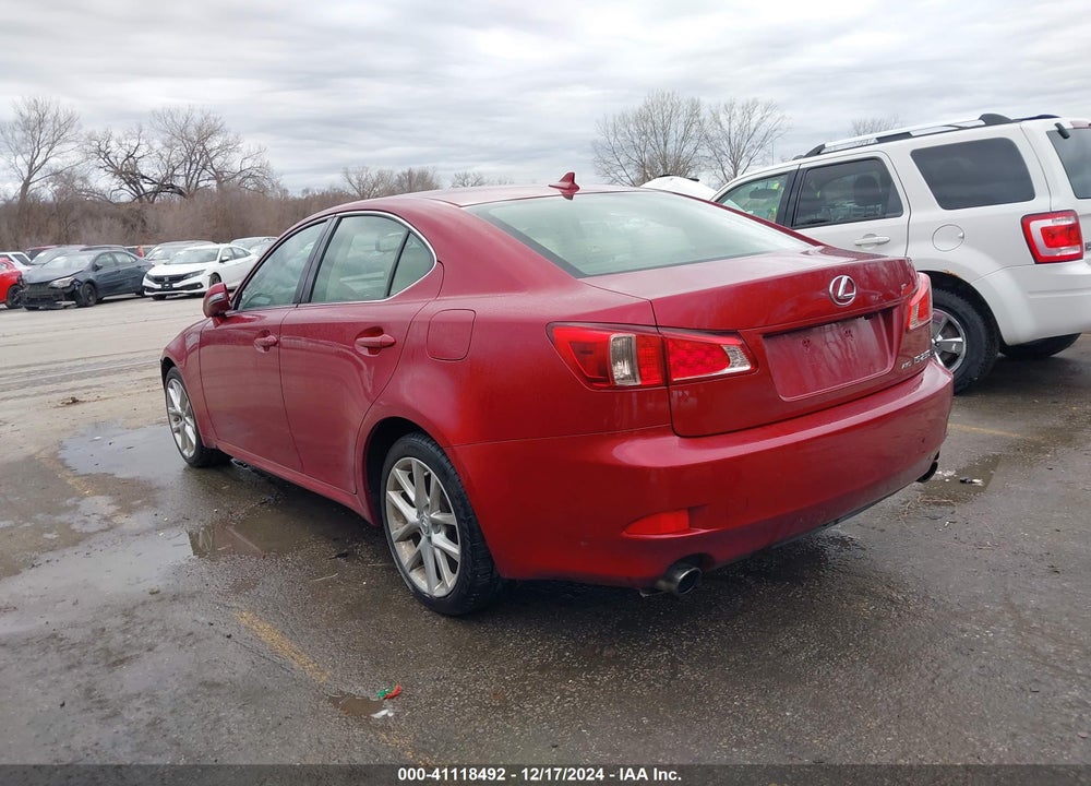 2011 LEXUS IS 250 VIN: JTHCF5C27B2034996