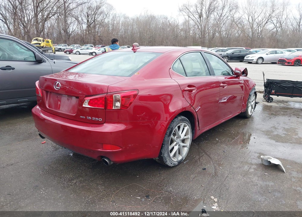 2011 LEXUS IS 250 VIN: JTHCF5C27B2034996