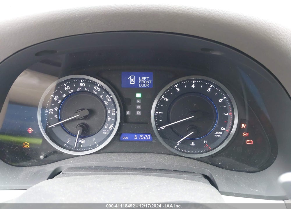 2011 LEXUS IS 250 VIN: JTHCF5C27B2034996