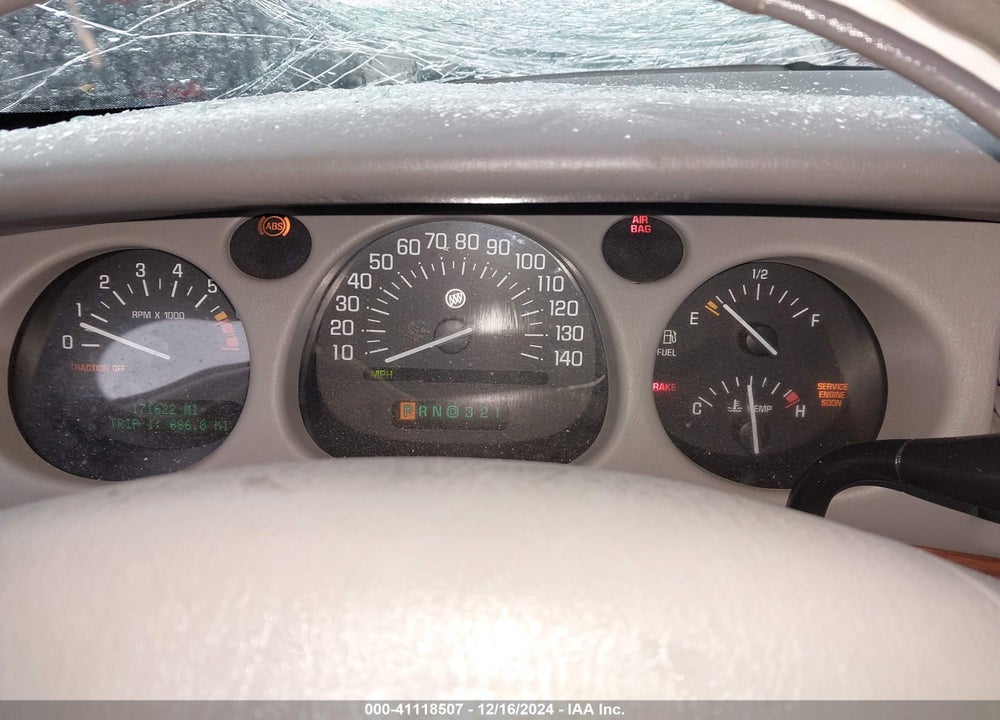 2002 BUICK LESABRE CUSTOM VIN: 1G4HP54K424209580