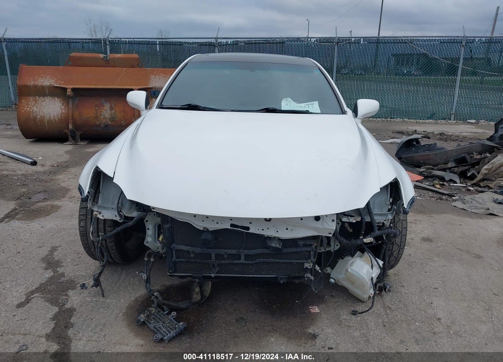 2012 LEXUS IS F VIN: JTHBP5C20C5010824