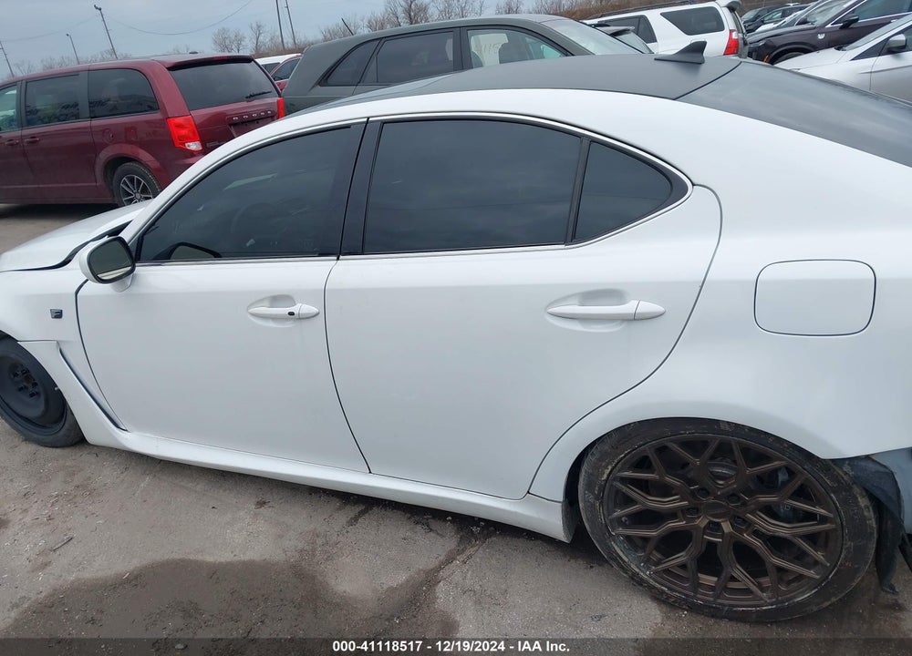 2012 LEXUS IS F VIN: JTHBP5C20C5010824