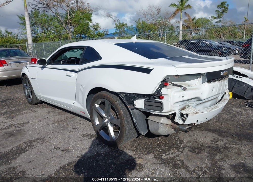 2013 CHEVROLET CAMARO 2LT VIN: 2G1FC1E3XD9202231