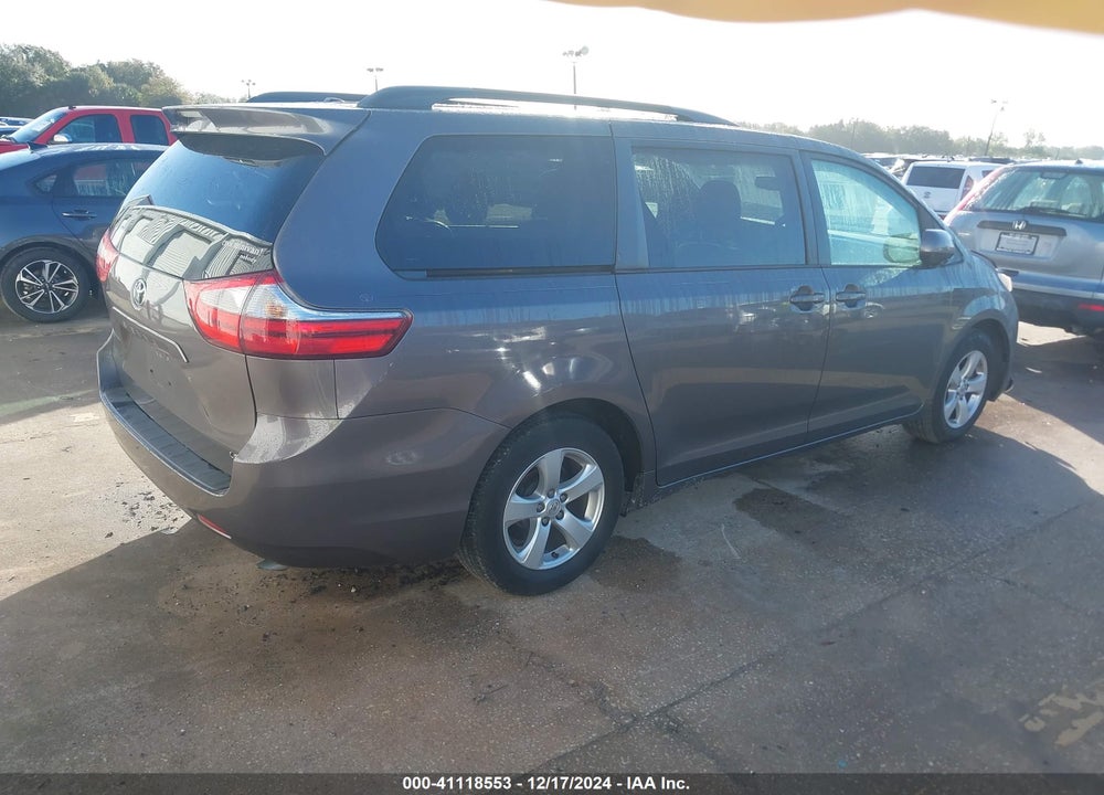 2015 TOYOTA SIENNA LE 8 PASSENGER VIN: 5TDKK3DC2FS616023