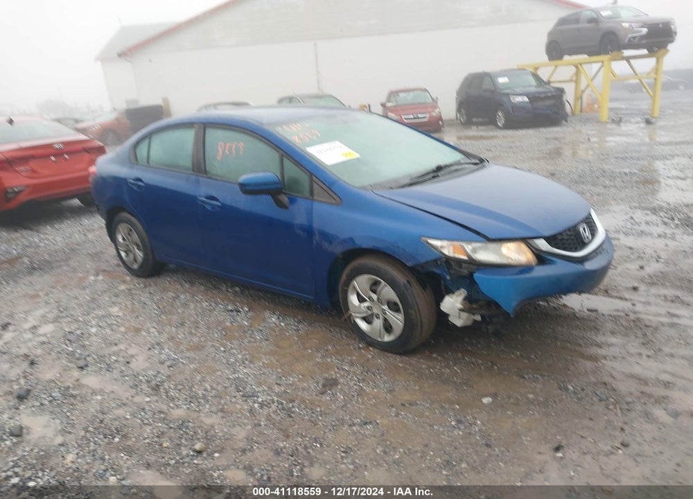 2014 HONDA CIVIC LX VIN: 19XFB2F5XEE268331