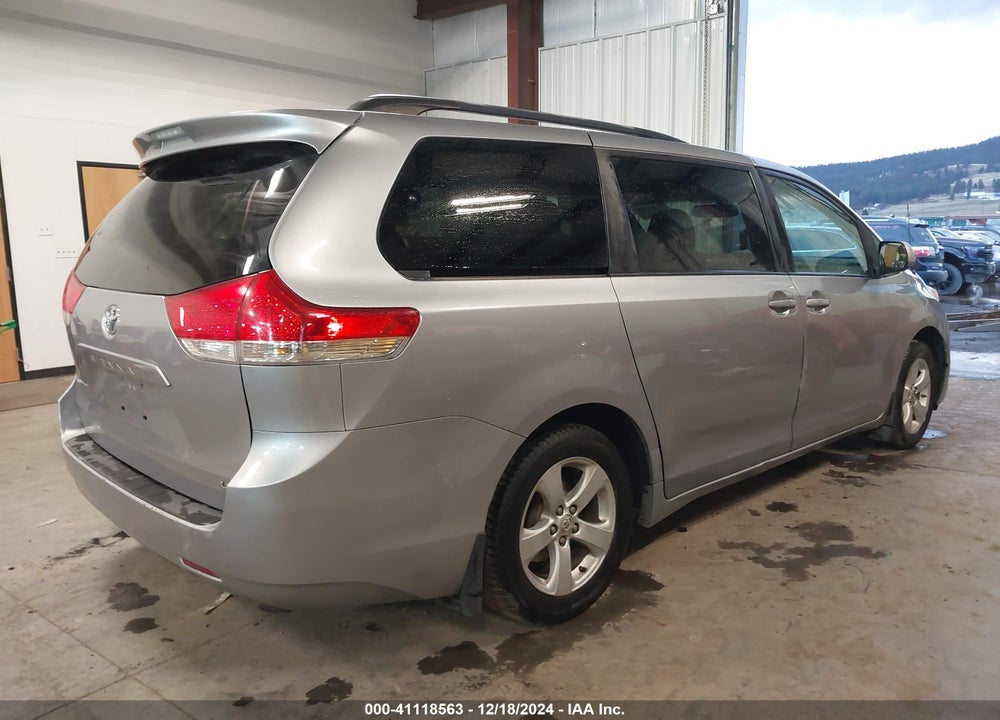 2011 TOYOTA SIENNA LE V6 VIN: 5TDKK3DC9BS103040
