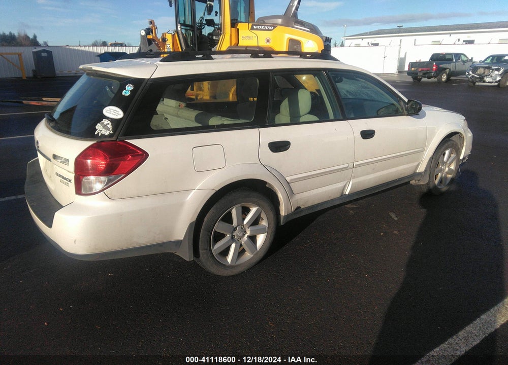 2009 SUBARU OUTBACK 2.5I VIN: 4S4BP61CX96316477