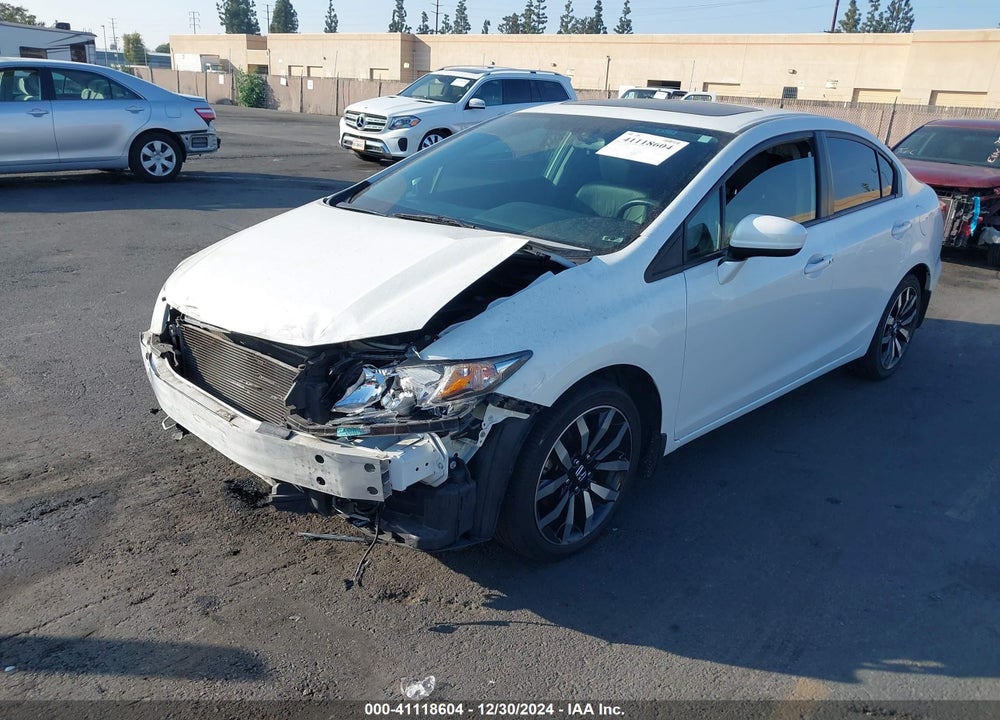 2015 HONDA CIVIC EX-L VIN: 19XFB2F99FE230318