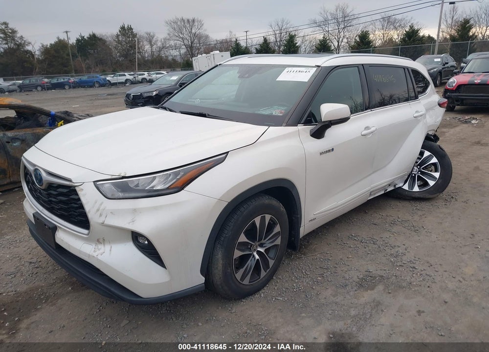 2020 TOYOTA HIGHLANDER HYBRID XLE VIN: 5TDHBRCH0LS509543