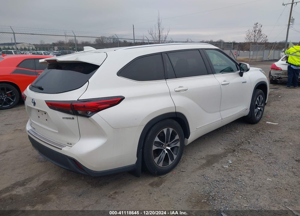 2020 TOYOTA HIGHLANDER HYBRID XLE VIN: 5TDHBRCH0LS509543