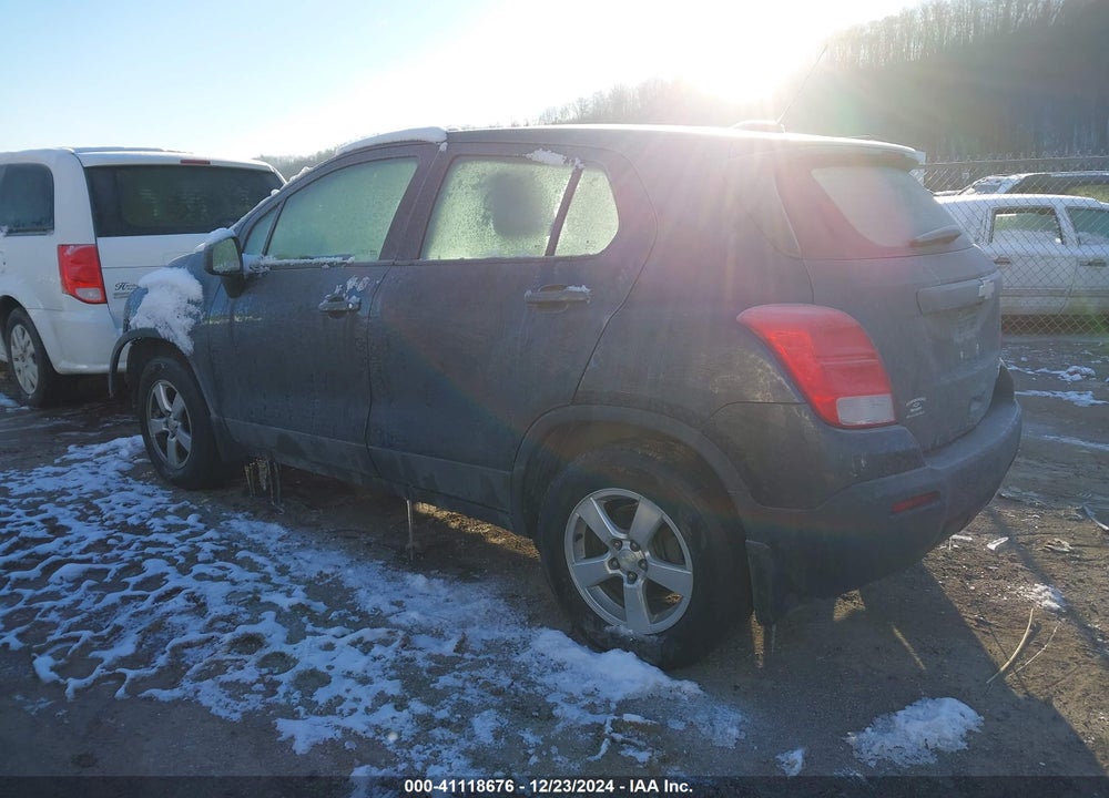 2016 CHEVROLET TRAX VIN: 3GNCJNSB0GL245942