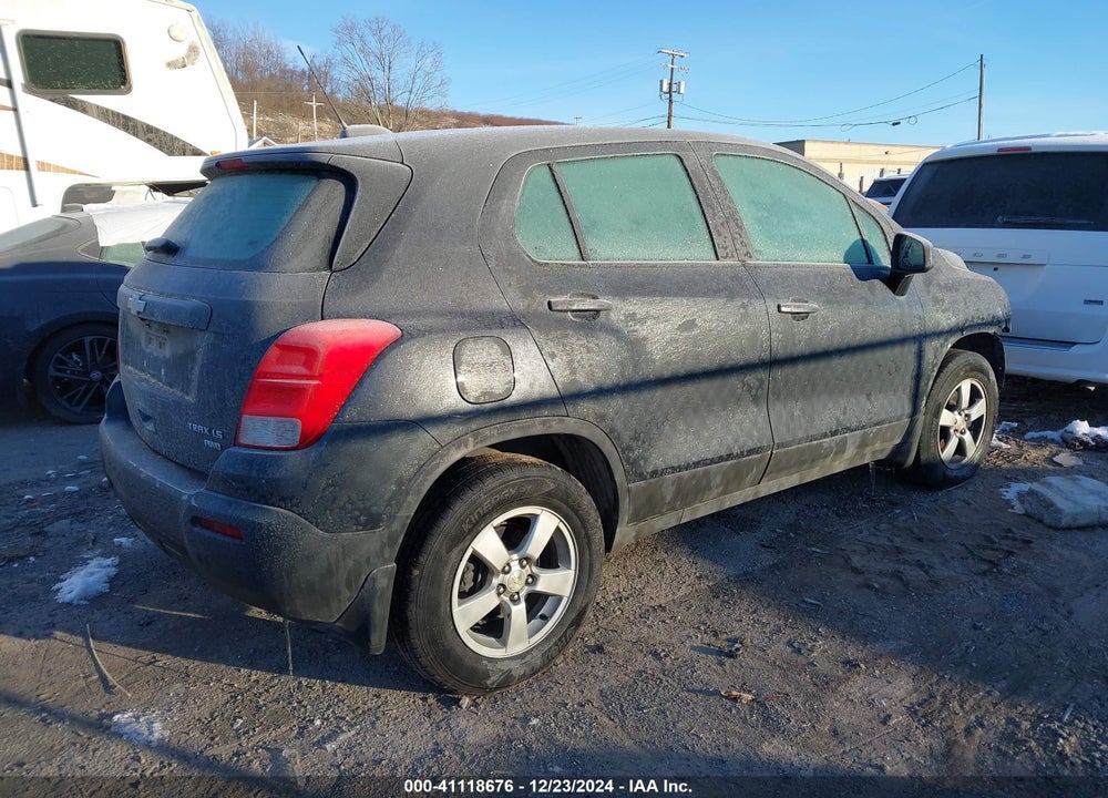 2016 CHEVROLET TRAX VIN: 3GNCJNSB0GL245942
