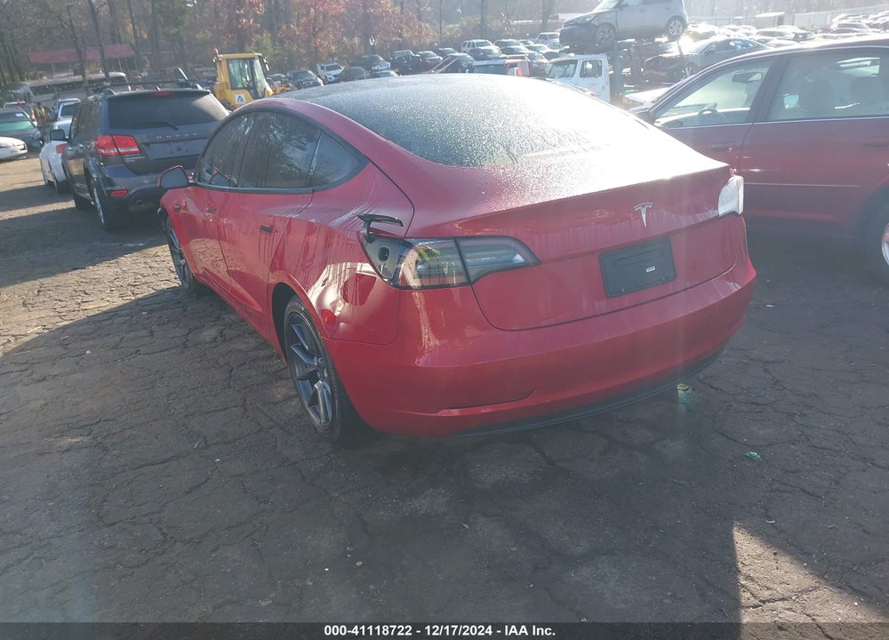 2022 TESLA MODEL 3 VIN: 5YJ3E1EA9NF189441