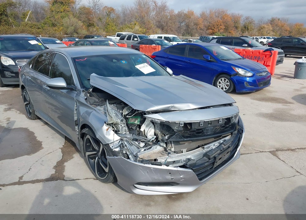 2019 HONDA ACCORD SPORT VIN: 1HGCV1F3XKA016596