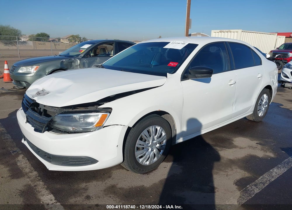 2012 VOLKSWAGEN JETTA 2.0L S VIN: 3VW2K7AJ3CM355391