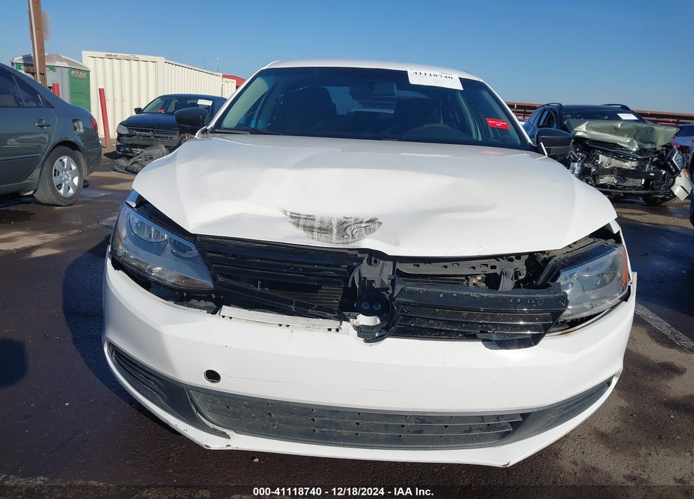 2012 VOLKSWAGEN JETTA 2.0L S VIN: 3VW2K7AJ3CM355391