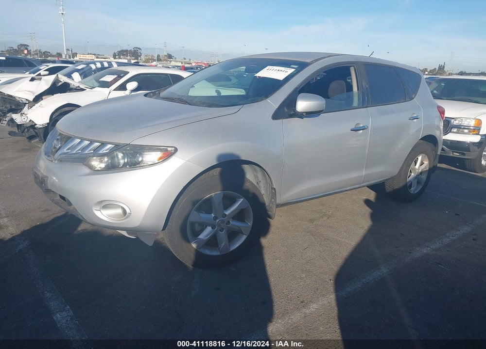 2010 NISSAN MURANO S VIN: JN8AZ1MU4AW017299