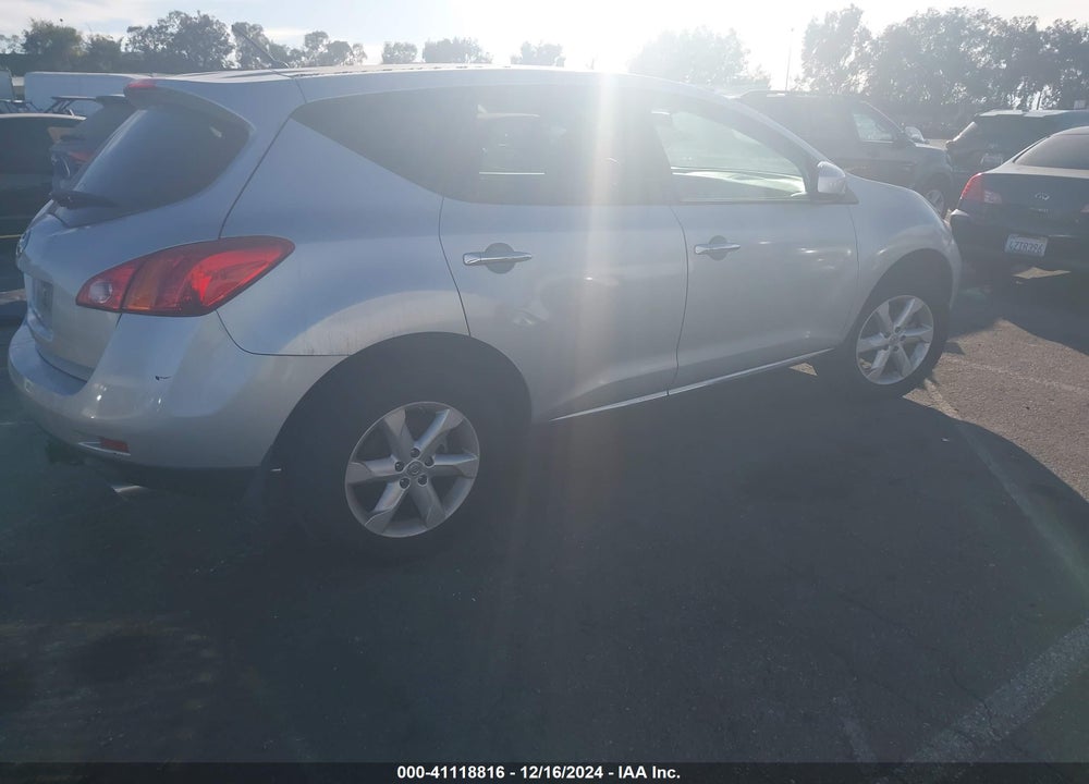 2010 NISSAN MURANO S VIN: JN8AZ1MU4AW017299
