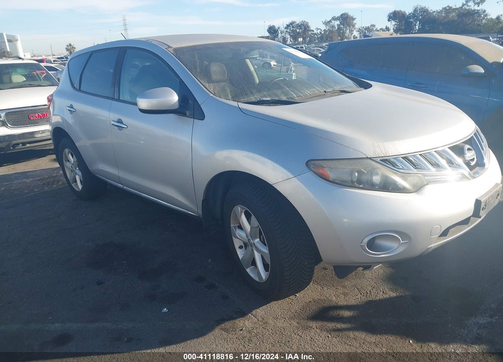 2010 NISSAN MURANO S VIN: JN8AZ1MU4AW017299