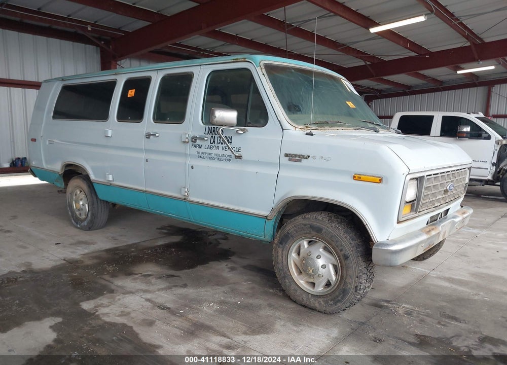 1987 FORD ECONOLINE E350 SUPER DUTY VAN VIN: 1FTJS35H8HHB71767