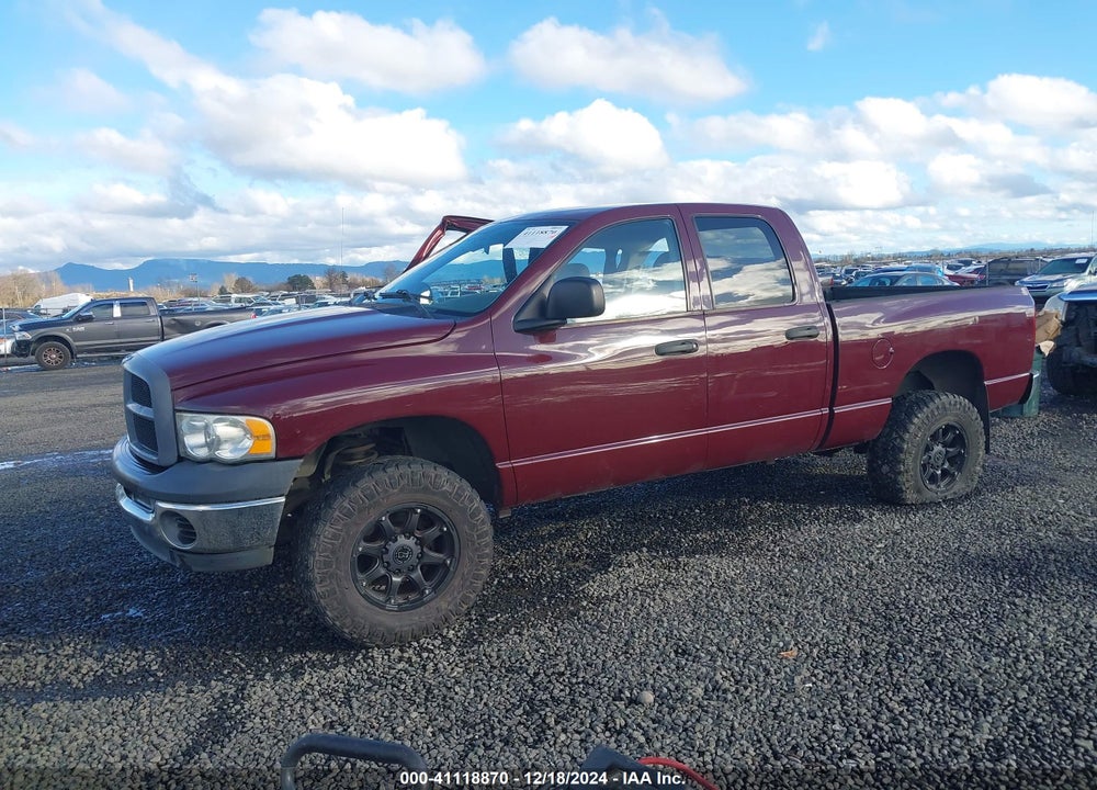 2003 DODGE RAM 2500 SLT/LARAMIE/ST VIN: 3D7KU28663G762076