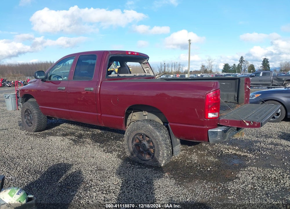 2003 DODGE RAM 2500 SLT/LARAMIE/ST VIN: 3D7KU28663G762076