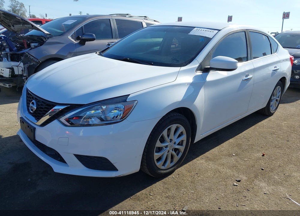 2018 NISSAN SENTRA SV VIN: 3N1AB7AP6JY304852