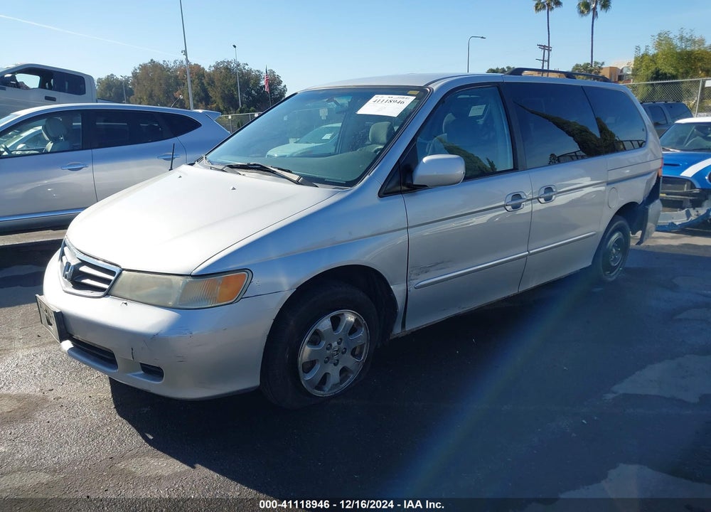 2002 HONDA ODYSSEY EX VIN: 5FNRL186X2B016627