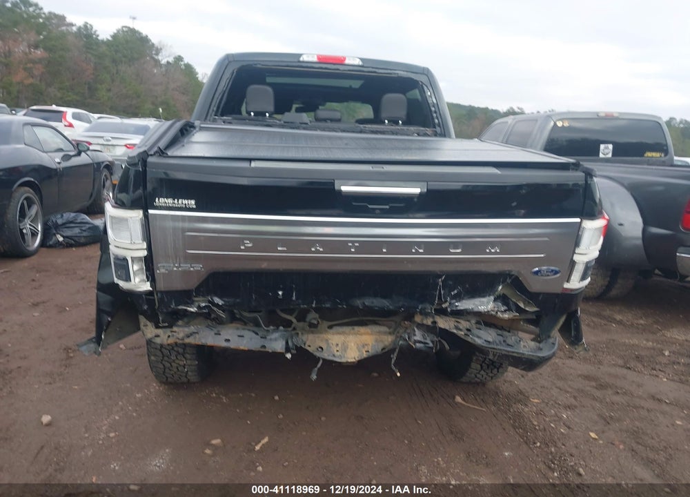 2018 FORD F-150 PLATINUM VIN: 1FTEW1E57JFB80123