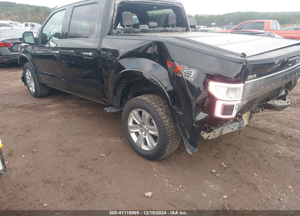 2018 FORD F-150 PLATINUM VIN: 1FTEW1E57JFB80123